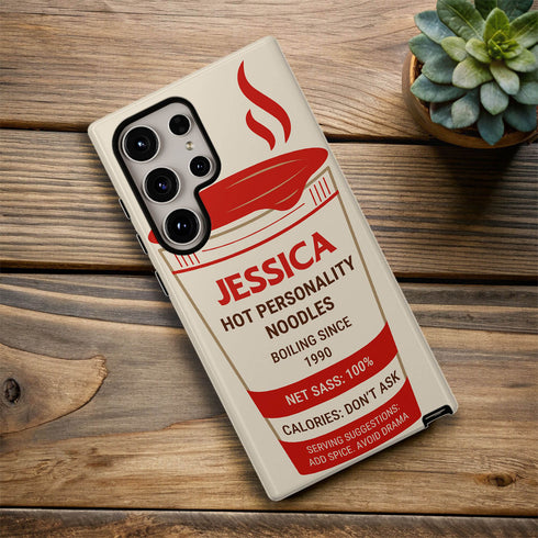 Personalized Funny Instant Noodles Cup Galaxy Case